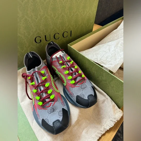 ✅Gucci Mens Sneakers -Size 8 - Picture 16 of 17